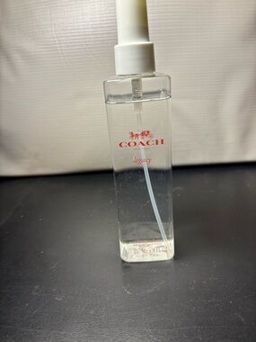 Coach Legacy Body Mist - Clear Bottle with Red Logo